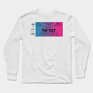 NU'EST Concert Ticket Long Sleeve T-Shirt